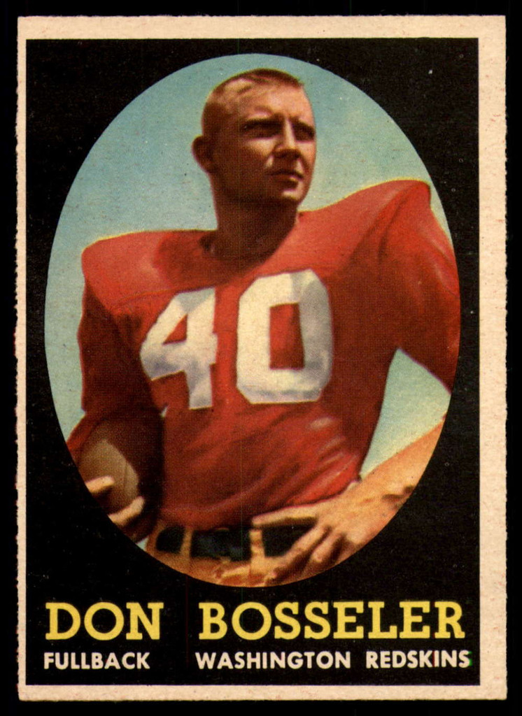 1958 Topps #132 Don Bosseler NM RC Rookie