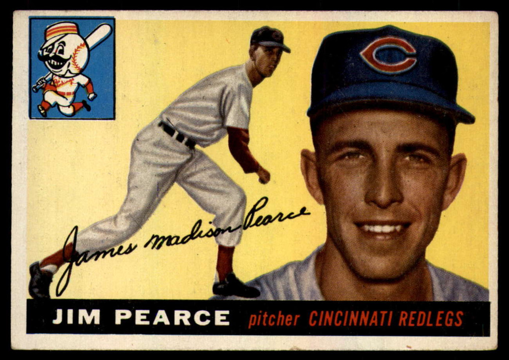 1955 Topps #170 Jim Pearce DP EX++ RC Rookie ID: 54284