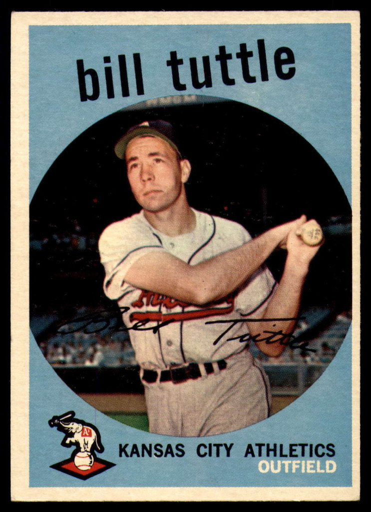 1959 Topps #459 Bill Tuttle Excellent+  ID: 139102