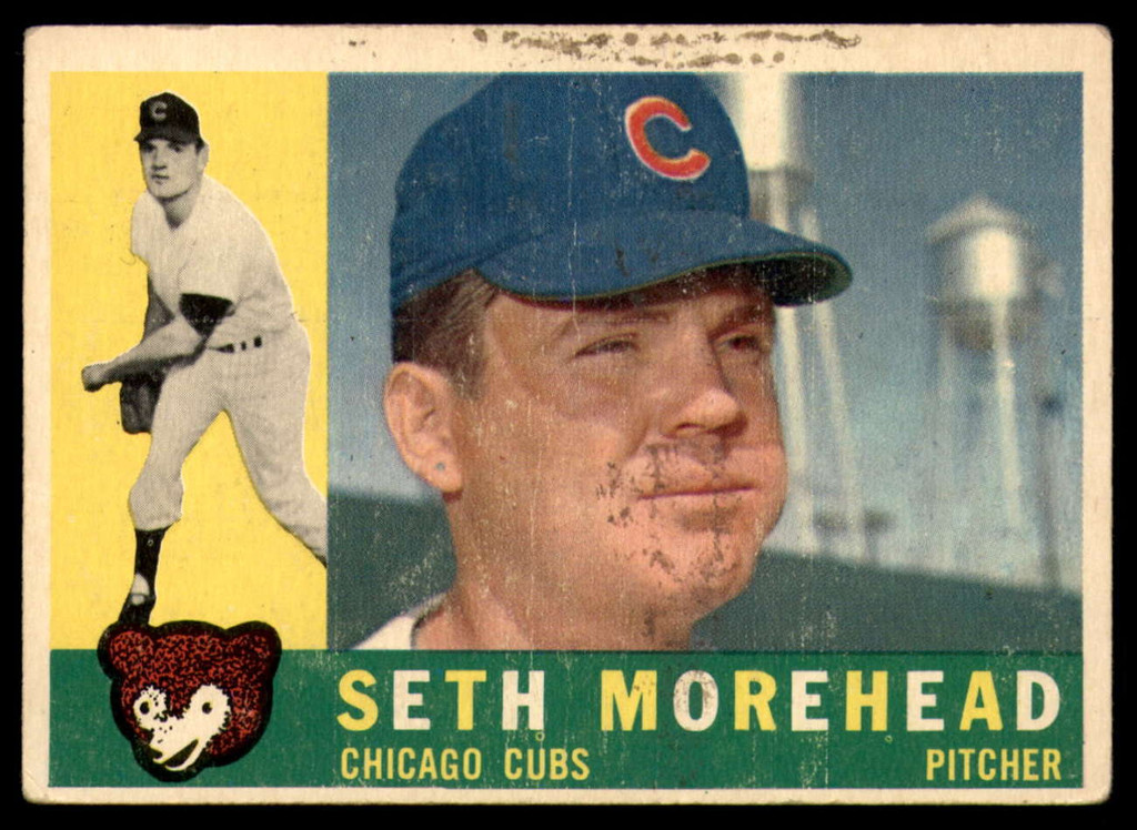 1960 Topps #504 Seth Morehead Very Good  ID: 153199