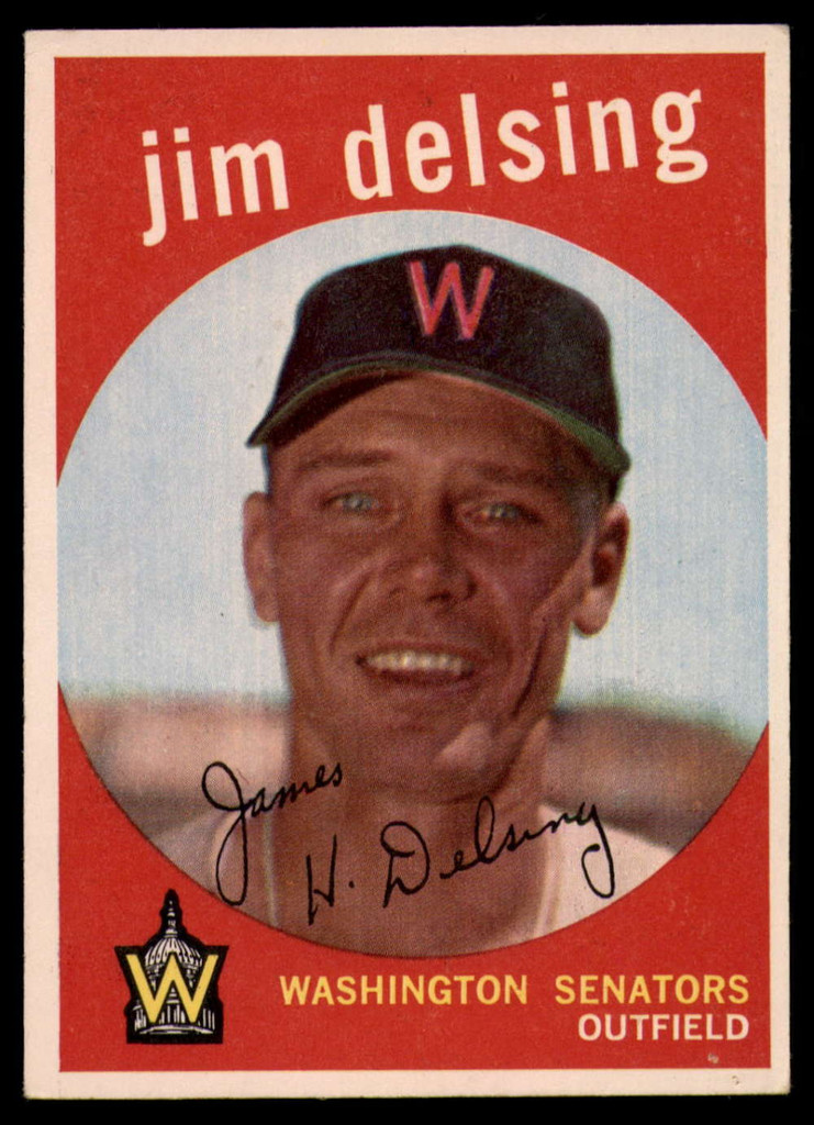 1959 Topps #386 Jim Delsing EX++ Excellent++ 