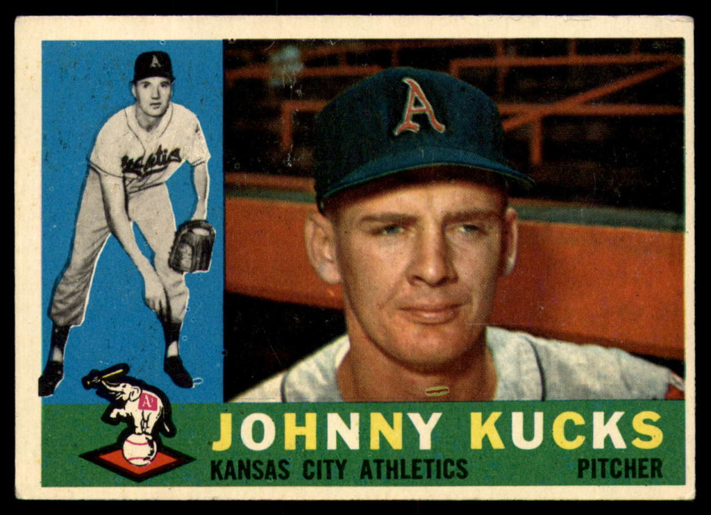 1960 Topps #177 Johnny Kucks EX++ Excellent++  ID: 107677