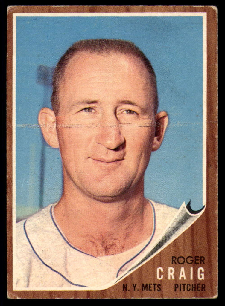 1962 Topps #183 Roger Craig Very Good 