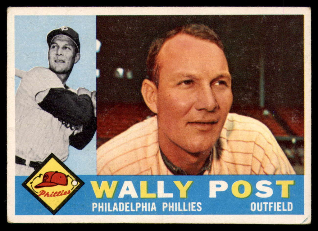 1960 Topps #13 Wally Post Excellent+  ID: 152769