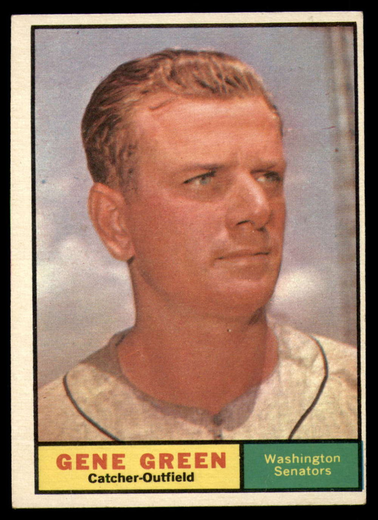 1961 Topps #206 Gene Green Ex-Mint  ID: 147395
