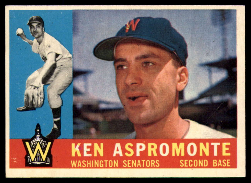1960 Topps #114 Ken Aspromonte EX++ Excellent++  ID: 107497