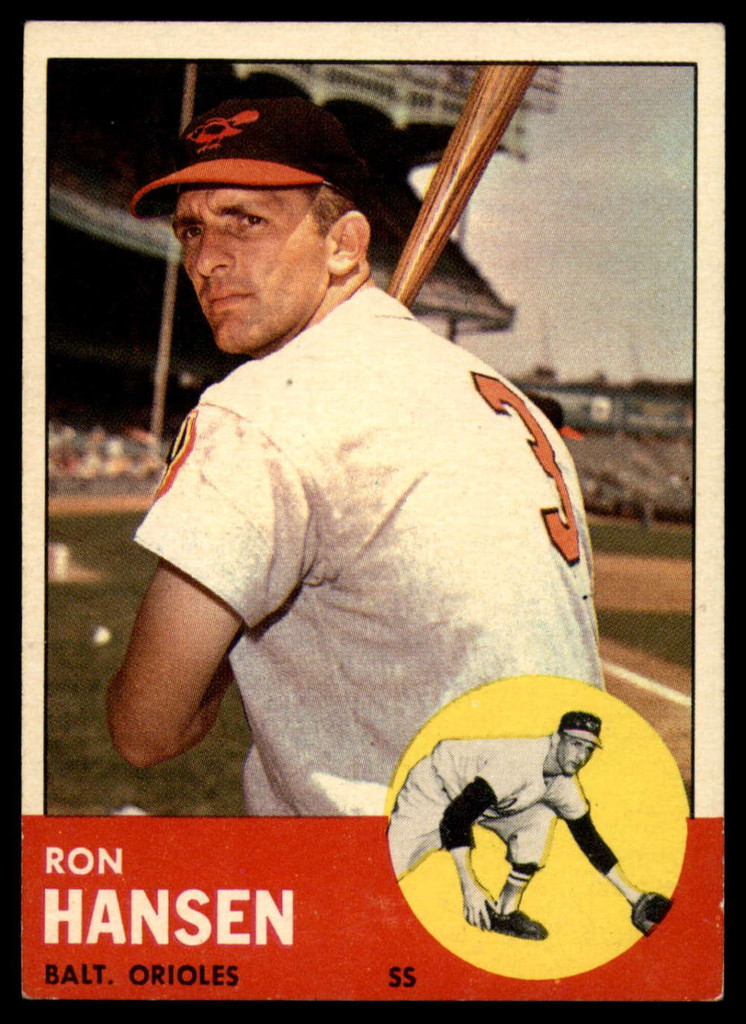 1963 Topps # 88 Ron Hansen Excellent+ 