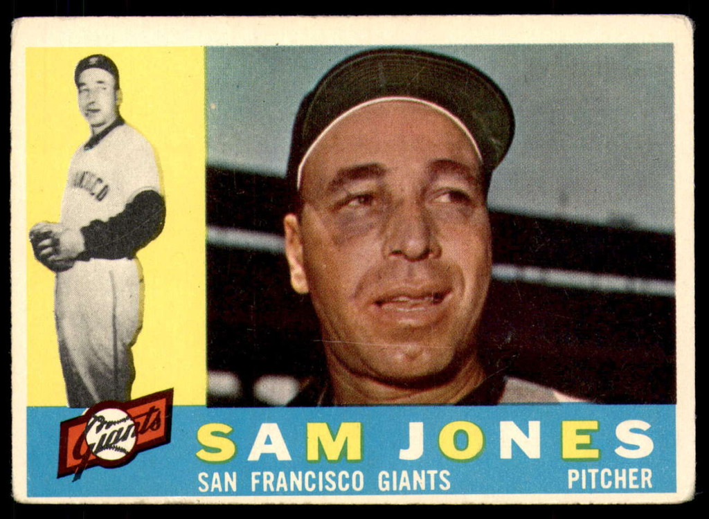 1960 Topps #410 Sam Jones Very Good  ID: 197389