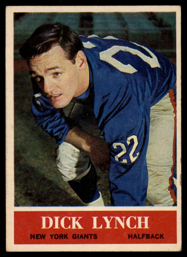 1964 Philadelphia #121 Dick Lynch Excellent+ RC Rookie ID: 140106