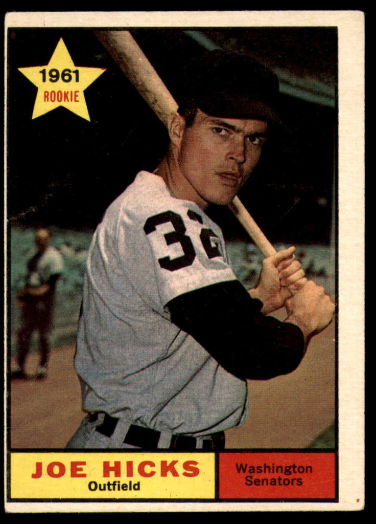 1961 Topps #386 Joe Hicks Excellent  ID: 156251