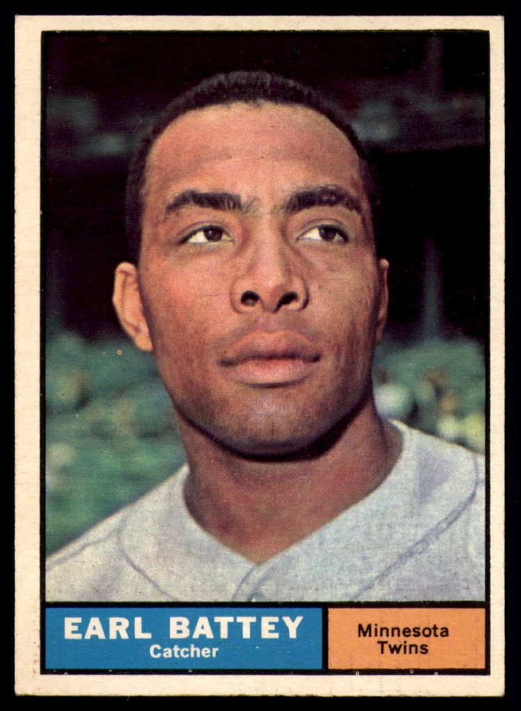 1961 Topps #315 Earl Battey EX++ Excellent++  ID: 112492