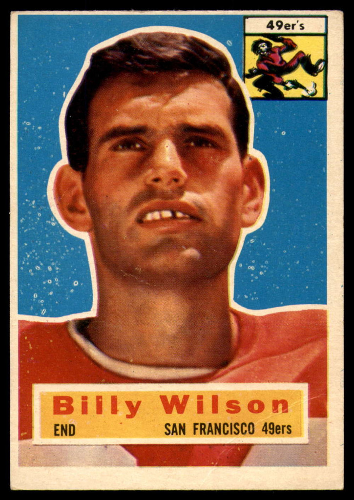 1956 Topps #62 Billy Wilson VG Very Good 