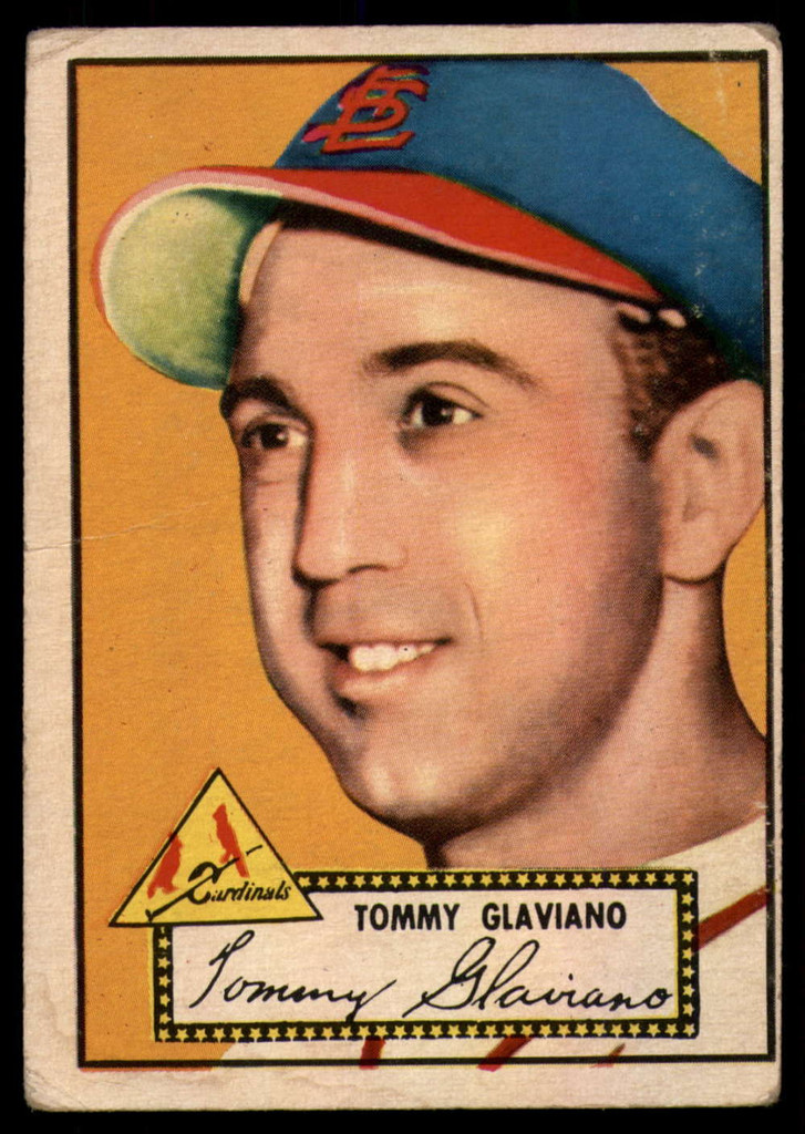 1952 Topps #56 Tommy Glaviano VG