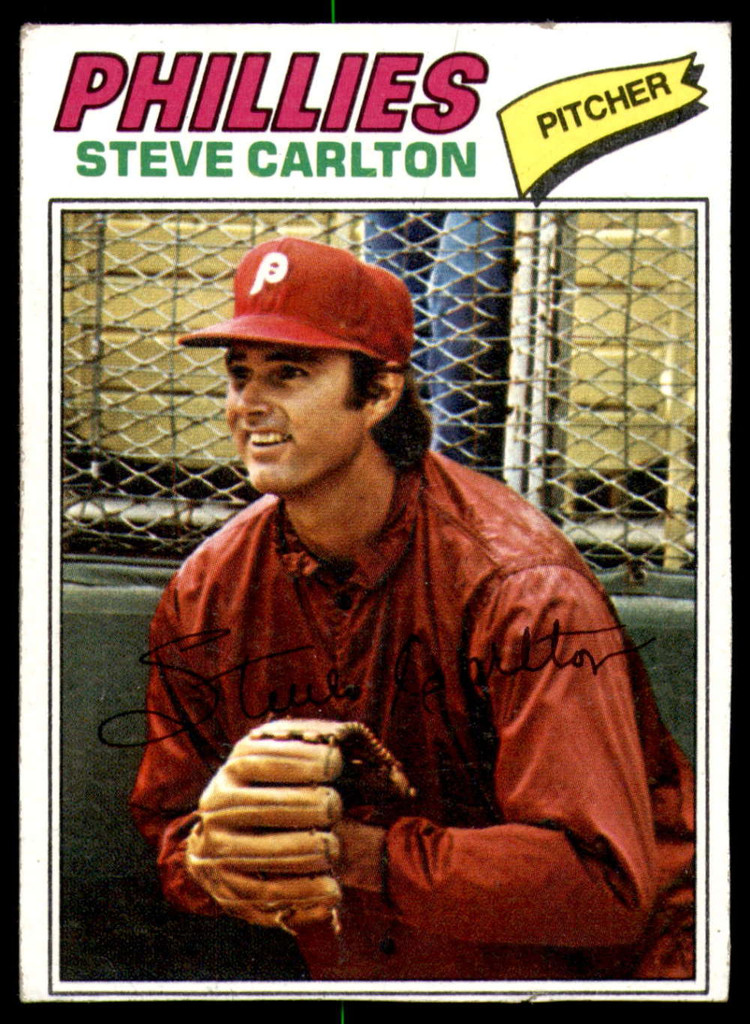 1977 Topps #110 Steve Carlton Very Good  ID: 186001