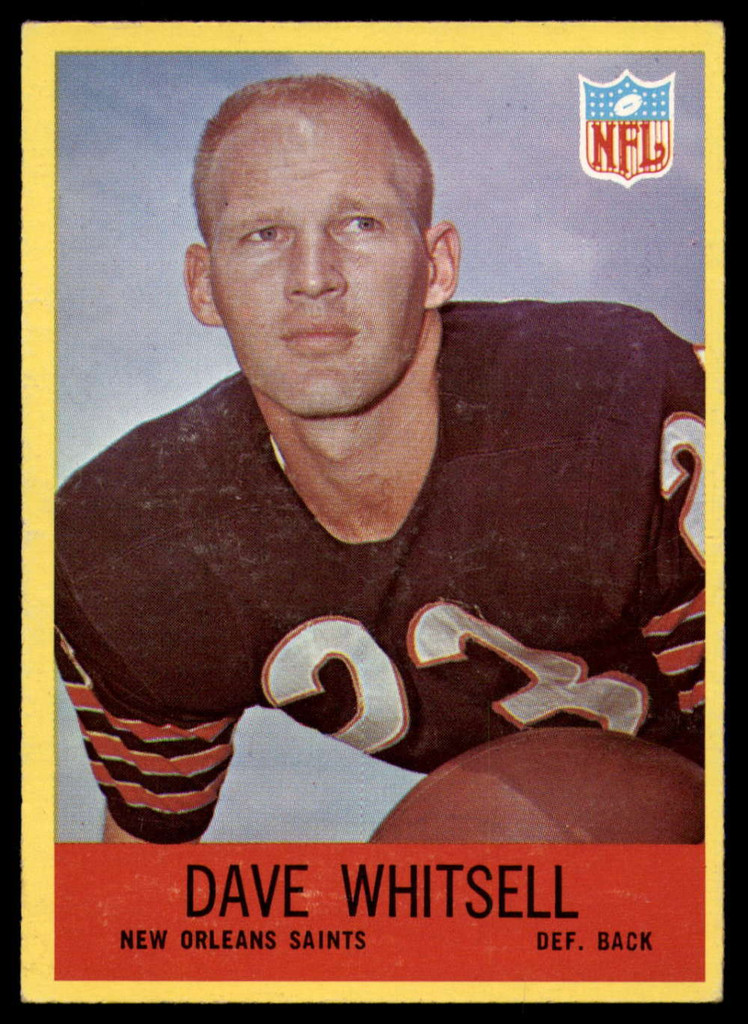 1967 Philadelphia #130 Dave Whitsell Ex-Mint RC Rookie ID: 141480