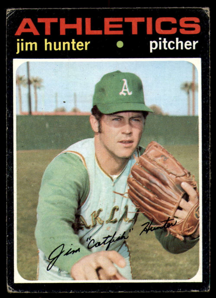 1971 Topps # 45 Jim Hunter Very Good  ID: 179123