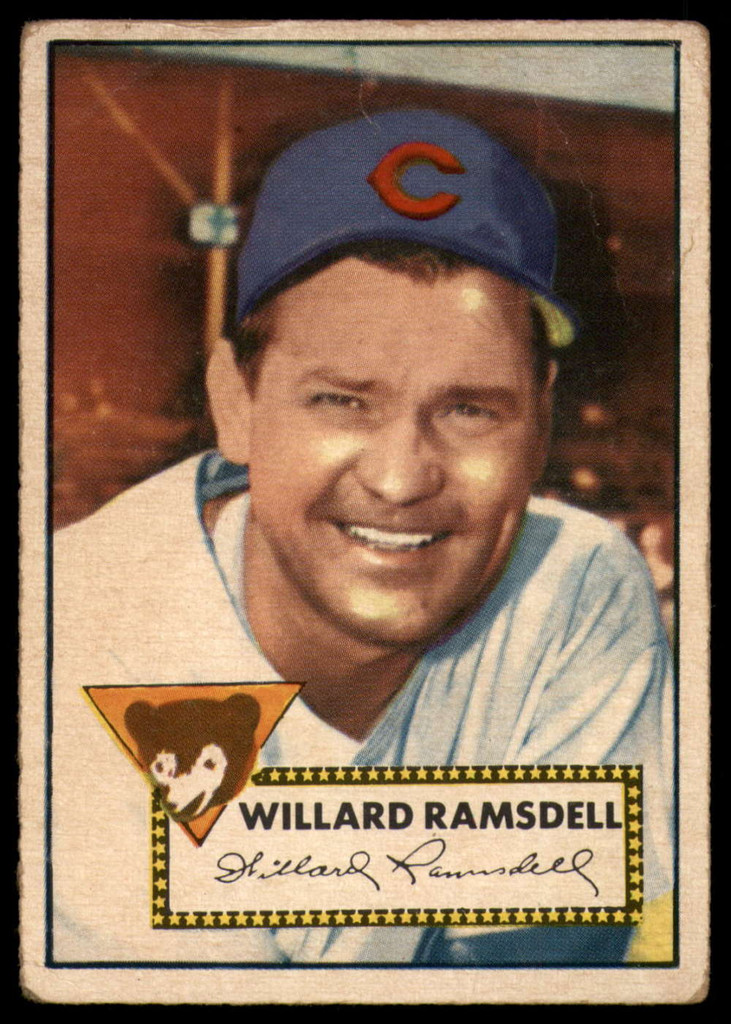 1952 Topps #114 Willard Ramsdell G/VG 