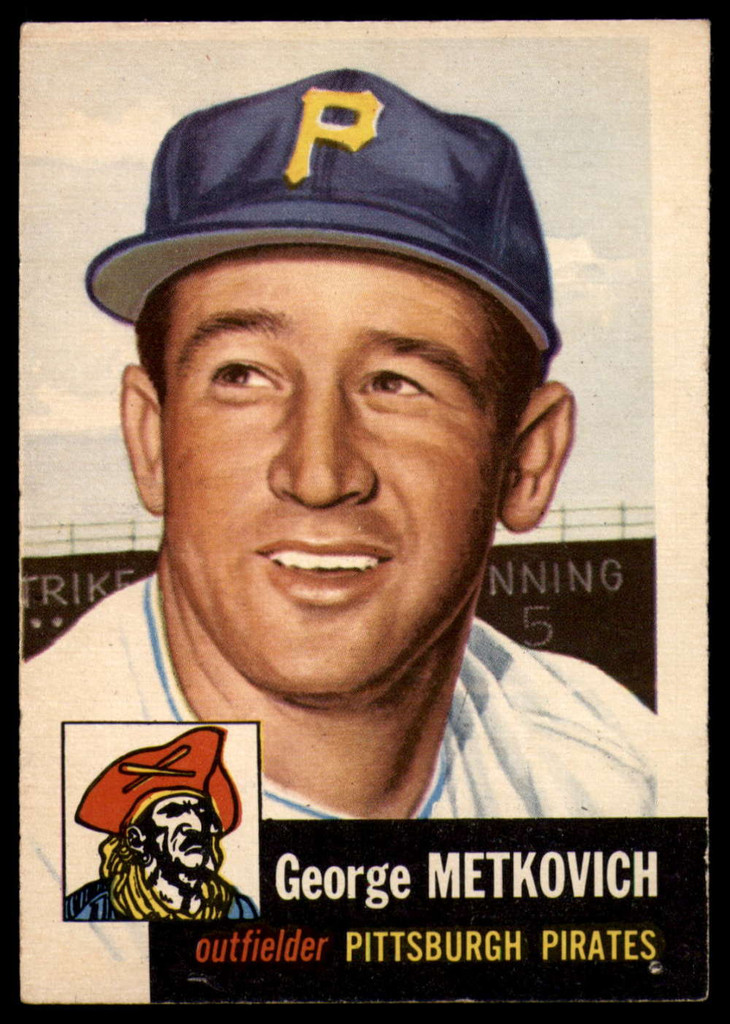 1953 Topps #58 George Metkovich VG/EX