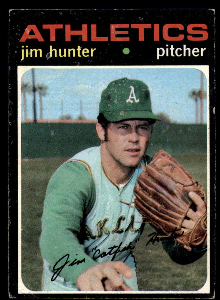 1971 Topps # 45 Jim Hunter Very Good  ID: 137980