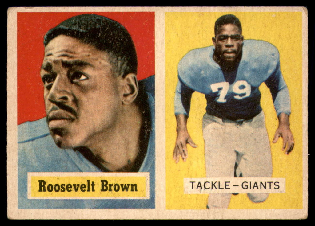 1957 Topps #11 Roosevelt Brown EX