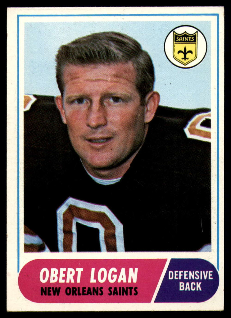 1968 Topps #   4 Obert Logan Ex-Mint  ID: 141595