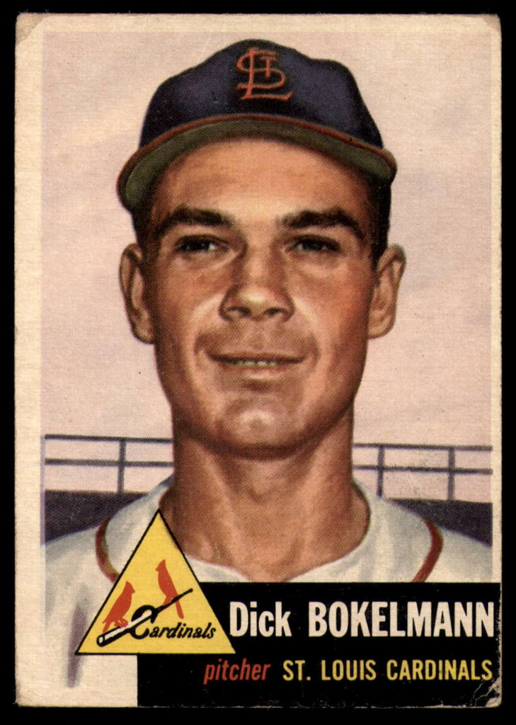 1953 Topps #204 Dick Bokelmann VG Very Good RC Rookie