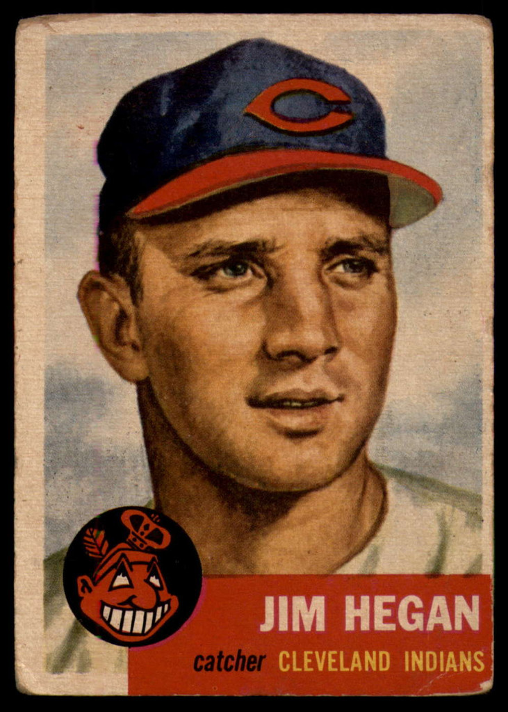 1953 Topps #80 Jim Hegan VG Very Good 