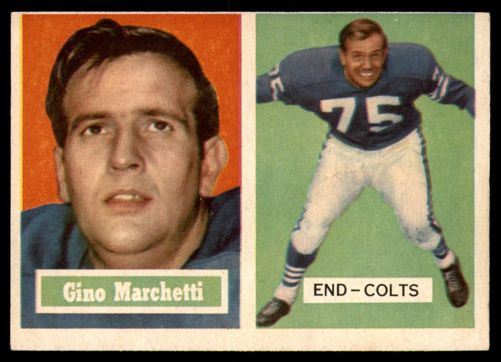 1957 Topps #5 Gino Marchetti EX ID: 81280