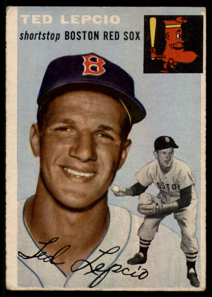 1954 Topps #66 Ted Lepcio VG/EX
