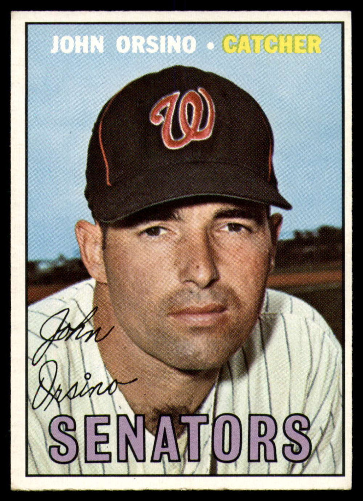 1967 Topps #207 John Orsino Ex-Mint  ID: 176905