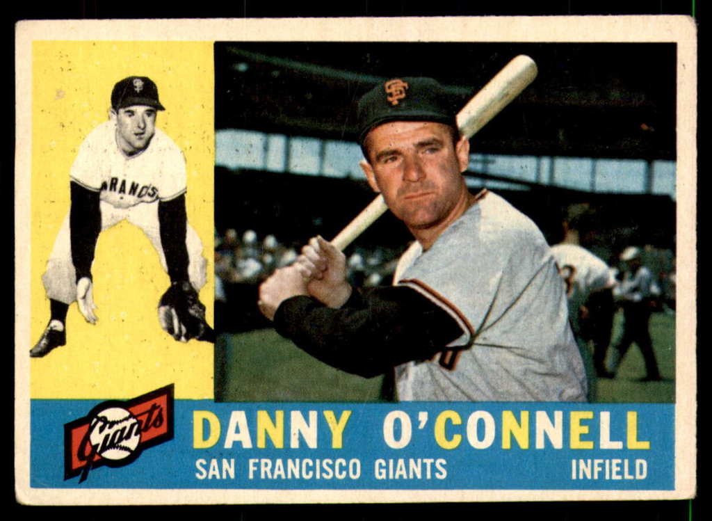 1960 Topps #192 Danny O'Connell Very Good  ID: 196619