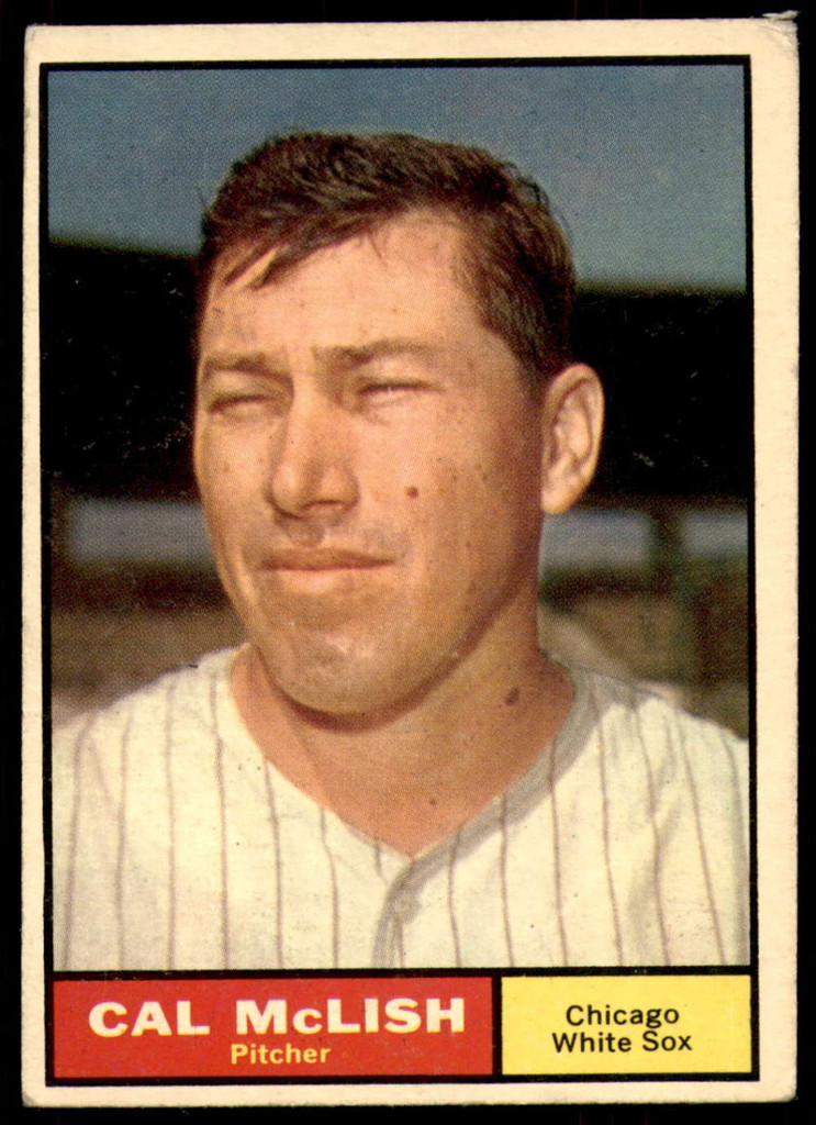 1961 Topps #157 Cal McLish Excellent  ID: 197655