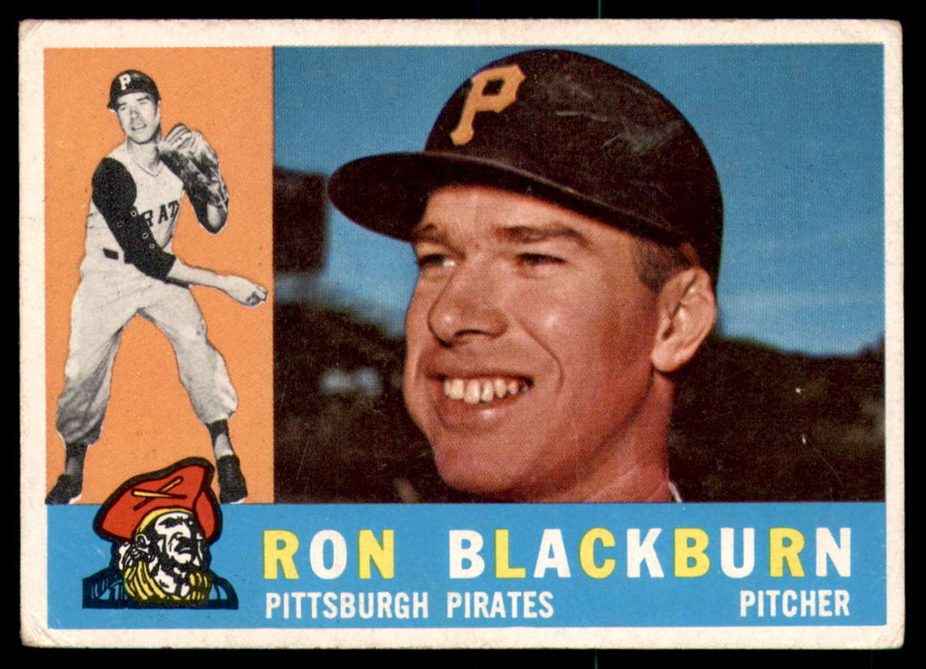 1960 Topps #209 Ron Blackburn Very Good  ID: 196890