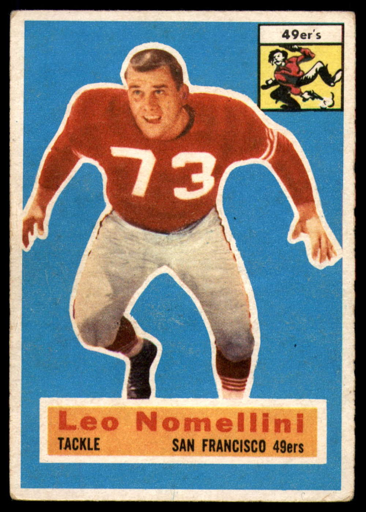 1956 Topps #74 Leo Nomellini VG/EX Very Good/Excellent 