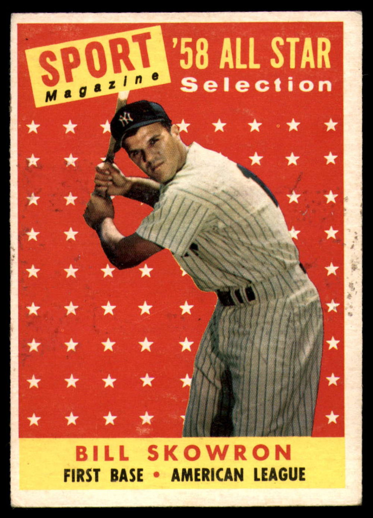1958 Topps #477 Bill Skowron AS EX++ ID: 65062