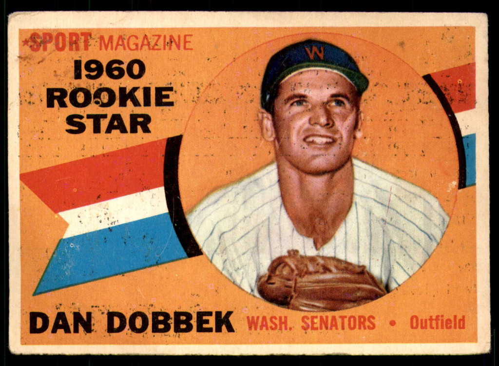 1960 Topps #123 Dan Dobbek RS Very Good  ID: 196133