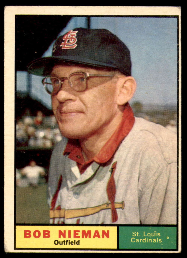1961 Topps #178 Bob Nieman Excellent 