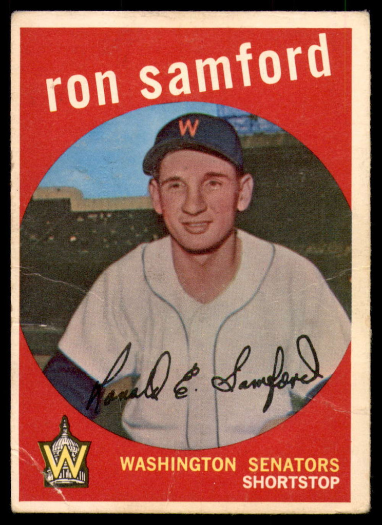 1959 Topps #242 Ron Samford Very Good RC Rookie  ID: 191808