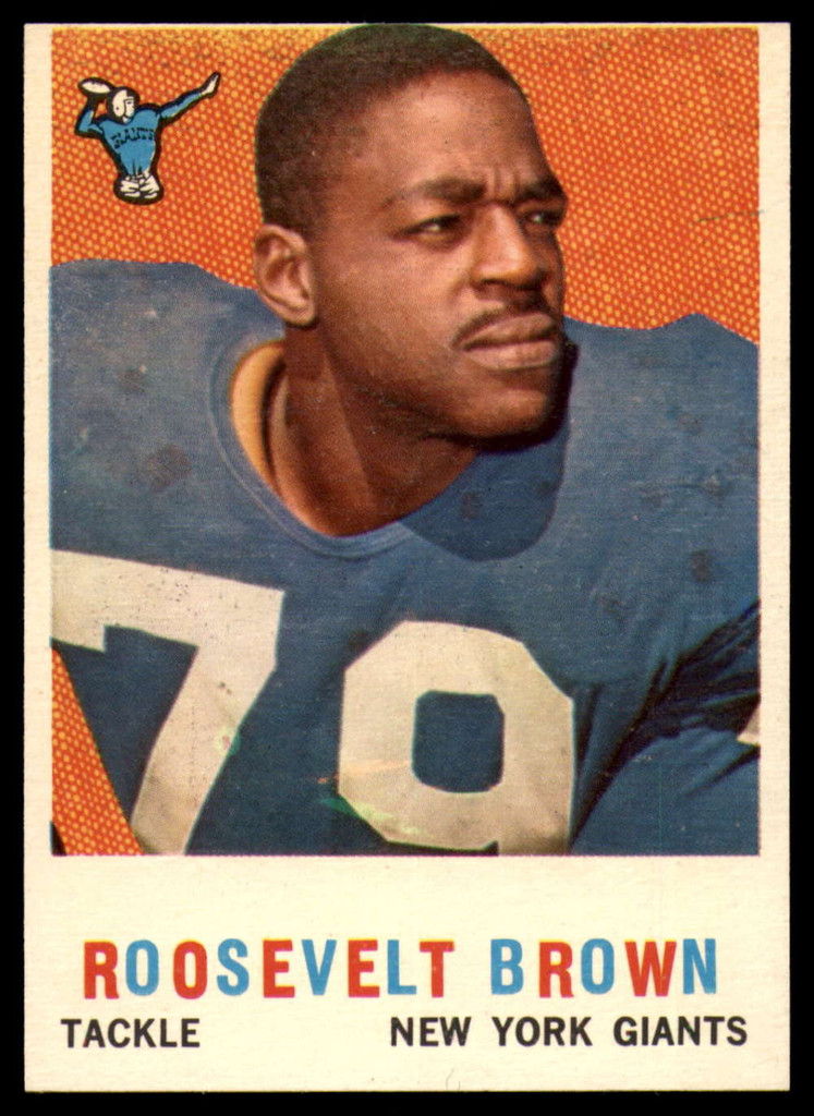 1959 Topps #114 Roosevelt Brown NM 