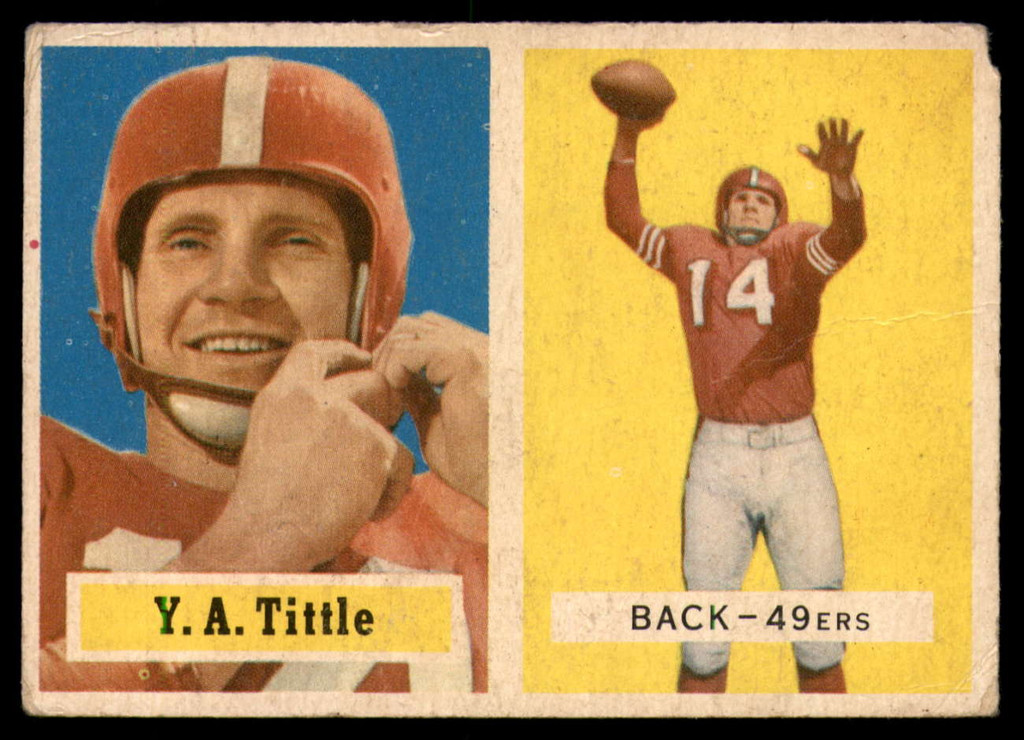 1957 Topps #30 Y.A. Tittle G