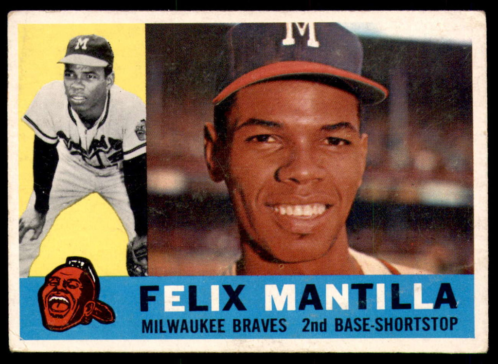 1960 Topps #19 Felix Mantilla Very Good  ID: 195404