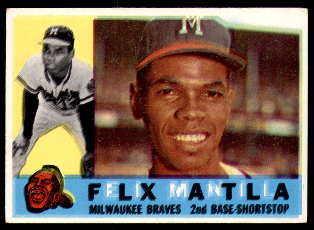 1960 Topps #19 Felix Mantilla Very Good  ID: 195406