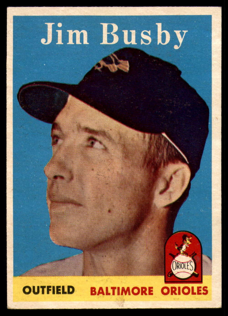1958 Topps #28 Jim Busby EX/NM ID: 62645