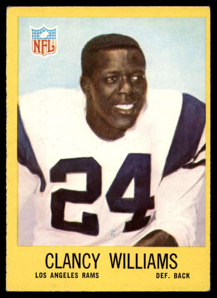 1967 Philadelphia #95 Clancy Williams Excellent+ RC Rookie ID: 141402
