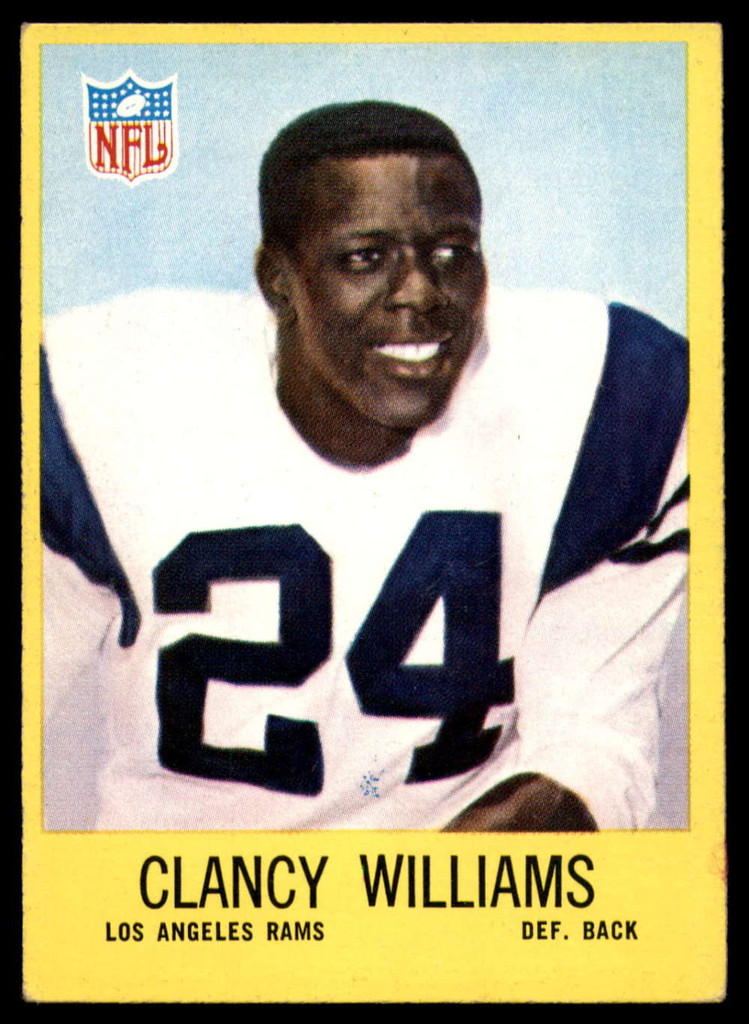1967 Philadelphia #95 Clancy Williams Excellent+ RC Rookie ID: 141404