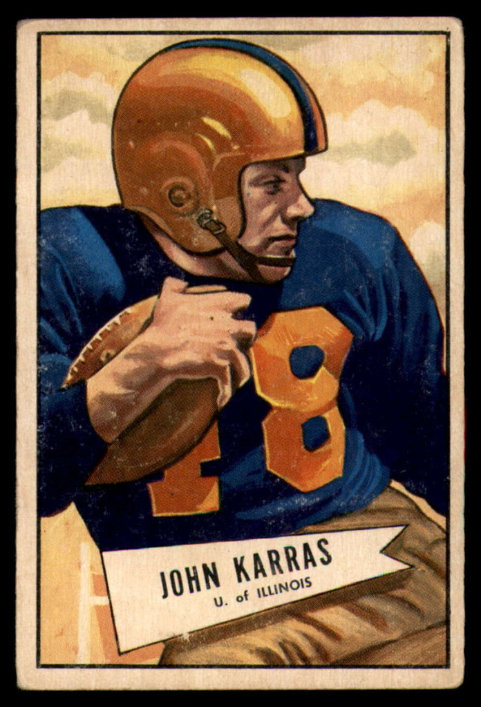 1952 Bowman Small #24 John Karras VG Very Good 