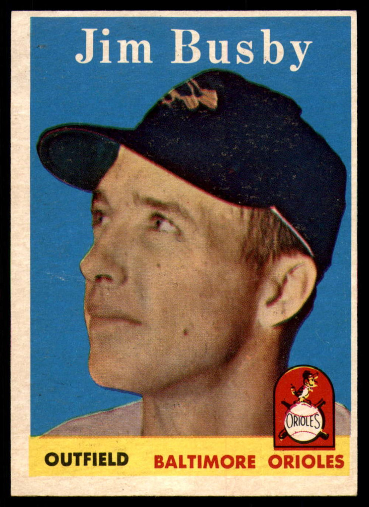 1958 Topps #28 Jim Busby EX/NM  ID: 86250