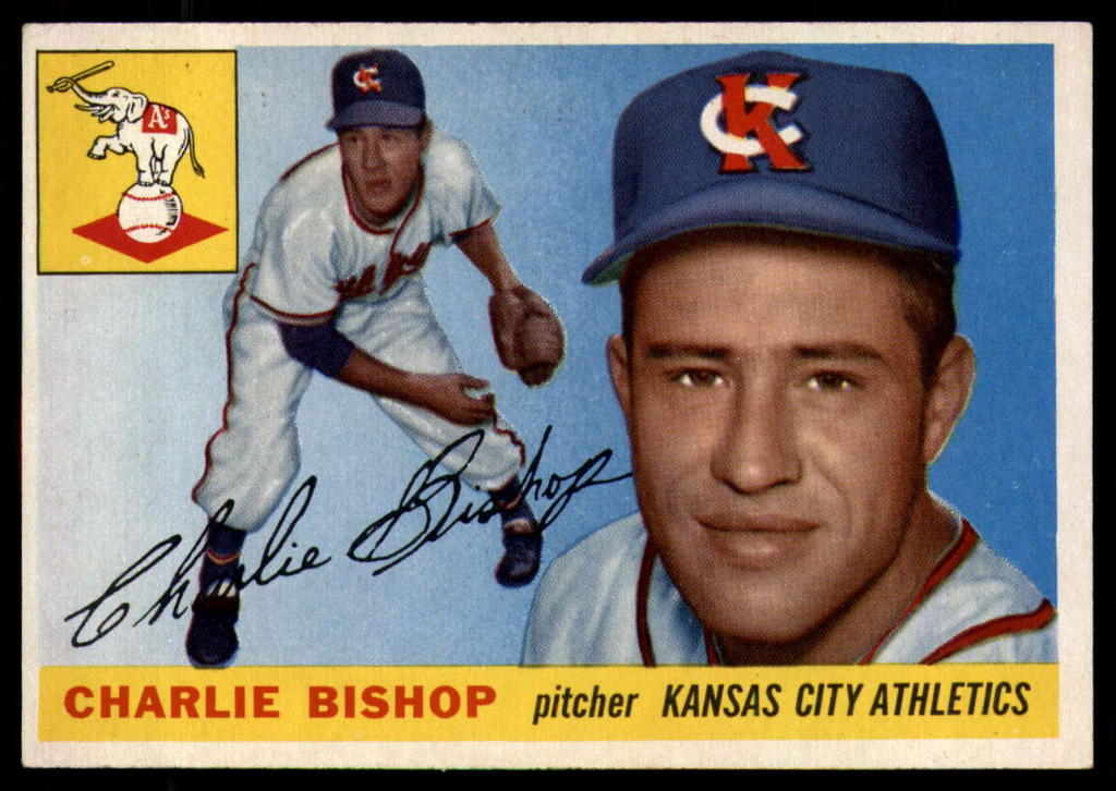 1955 Topps #96 Charlie Bishop EX/NM