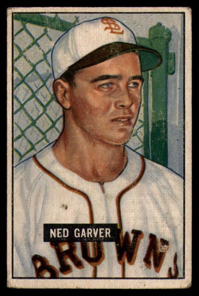 1951 Bowman #172 Ned Garver VG/EX