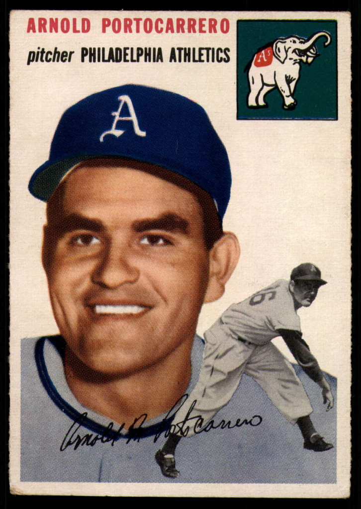 1954 Topps #214 Arnie Portocarrero EX RC Rookie